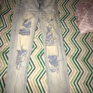 Fashion nova ripped jeans